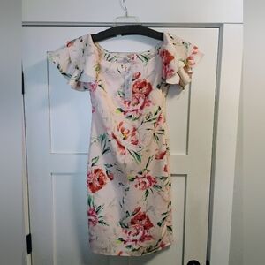 City goddess floral print dress